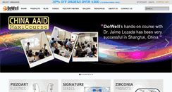 Desktop Screenshot of dowelldentalproducts.com